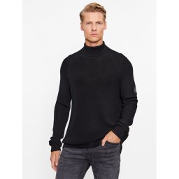 Calvin Klein Jeans Garbó J30J325093 Fekete Regular Fit