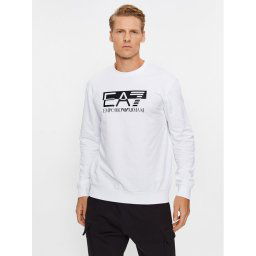 EA7 Emporio Armani Pulóver 6RPM60 PJ05Z 0100 Fehér Regular Fit