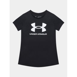 Under Armour Póló Ua Sportstyle Logo Ss 1361182 Fekete Loose Fit