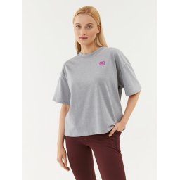 Under Armour Póló Ua W Logo Lc Oversized Hw Ss 1379948 Szürke Loose Fit