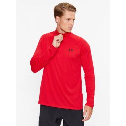 Under Armour Hosszú ujjú Ua Tech 2.0 1/2 Zip 1328495 Piros Loose Fit