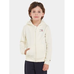 Tommy Hilfiger Pulóver New York Flag KB0KB08629 Ekru Regular Fit