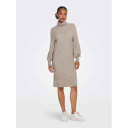 ONLY Kötött ruha 15309197 Bézs Comfort Fit