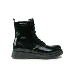 Tommy Hilfiger Bakancs T4A5-33032-1237 S Fekete