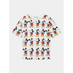 United Colors Of Benetton Póló 3NNUC10G4 Fehér Regular Fit