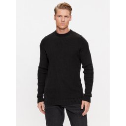 Calvin Klein Jeans Garbó Blown Up J30J324507 Fekete Regular Fit