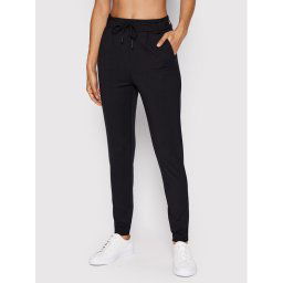 ONLY Szövet nadrág Poptrash 15115847 Fekete Regular Fit