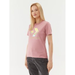 Converse Póló Star Chevron Infill Tee 10025214-A03 Rózsaszín Regular Fit