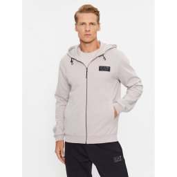 EA7 Emporio Armani Pulóver 6RPM82 PJARZ 1716 Szürke Regular Fit