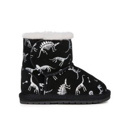 EMU Australia Hótaposó Toddle Reflective Dino B12966 Fekete