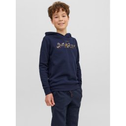 Jack&Jones Junior Pulóver 12237172 Sötétkék Regular Fit