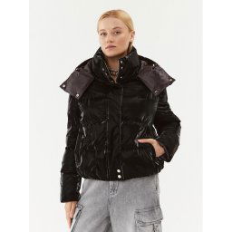 Patrizia Pepe Pehelykabát 2O0057/A347-K103 Fekete Regular Fit