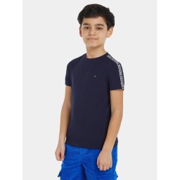 Tommy Hilfiger Póló Tape KB0KB08782 S Sötétkék Regular Fit