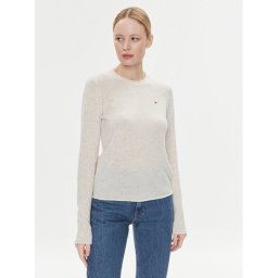 Tommy Hilfiger Sweater WW0WW40264 Ekru Regular Fit