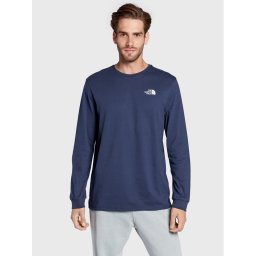 The North Face Hosszú ujjú Simple Dome NF0A3L3B Sötétkék Regular Fit