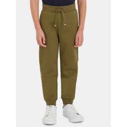 Tommy Hilfiger Melegítő alsó Tape KB0KB08476 Zöld Regular Fit