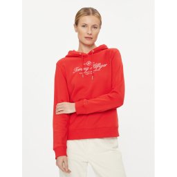 Tommy Hilfiger Pulóver Script WW0WW40291 Narancssárga Regular Fit
