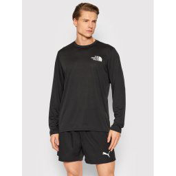 The North Face Hosszú ujjú Reaxion NF0A2UAD Fekete Regular Fit