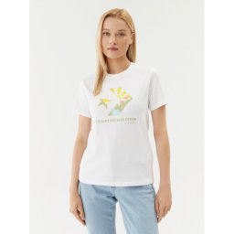 Converse Póló Star Chevron Infill Tee 10025214-A01 Fehér Regular Fit