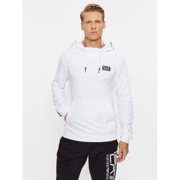 EA7 Emporio Armani Pulóver 6RPM13 PJ05Z 1100 Fehér Regular Fit