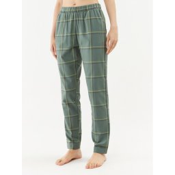 Triumph Pizsama nadrág Mix & Match Tapered Trouser Flannel 01 X 10216530 Zöld Regular Fit