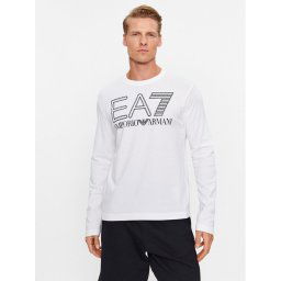 EA7 Emporio Armani Hosszú ujjú 6RPT04 PJFFZ 1100 Fehér Regular Fit