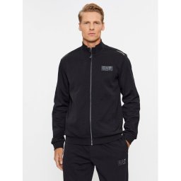 EA7 Emporio Armani Pulóver 6RPM83 PJARZ 1200 Fekete Regular Fit