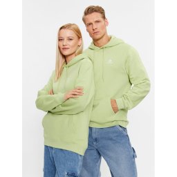 Converse Pulóver Standard Fit Left Chest Star Chev Emb Hoodie Bb 10024509-A22 Zöld Regular Fit