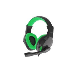 Genesis Argon 100, zöld, 1x 4-pin jack jack csatlakozó, sztereó játék headset