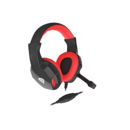Genesis Argon 110, fekete-piros, 2x jack csatlakozóval ellátott sztereó játék headset