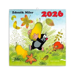 Falinaptár képes lemeznaptár 300x300mm, The Little Mole Realsystem 2027.