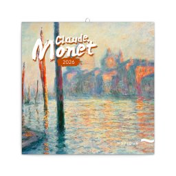 Falinaptár képes lemeznaptár 300x300mm, Claude Monet Realsystem 2027.