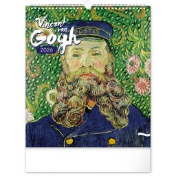 Falinaptár képes 300x340mm Vincent van Gogh Realsystem 2026.