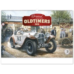 Falinaptár képes 640×420mm Oldtimers Realsystem 2027.