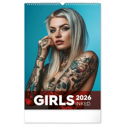 Falinaptár képes 330×460mm Inked Girls Realsystem 2026.