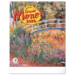 Falinaptár képes 480×560mm Claude Monet Realsystem 2027.