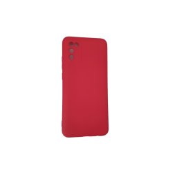 Samsung A02S Prémium piros szilikon tok