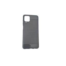 Samsung A12 / Samsung M12 Carbon fekete szilikon tok