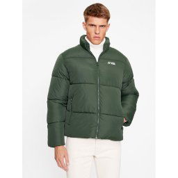 Jack&Jones Pehelykabát 12238745 Zöld Regular Fit