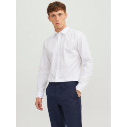 Jack&Jones Ing 12187222 Fehér Slim Fit