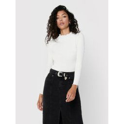 ONLY Blúz Emma 15180040 Fehér Slim Fit