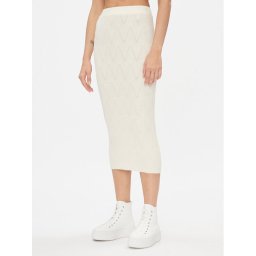 ONLY Ceruzaszoknya 15294441 Ekru Regular Fit