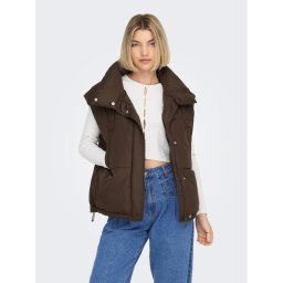 ONLY Mellény 15292923 Barna Regular Fit