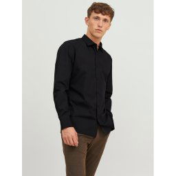 Jack&Jones Ing 12187222 Fekete Slim Fit
