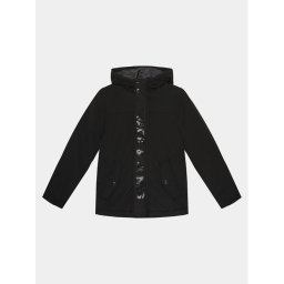 Jack&Jones Junior Télikabát 12237517 Fekete Regular Fit
