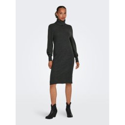 ONLY Kötött ruha 15309197 Szürke Comfort Fit