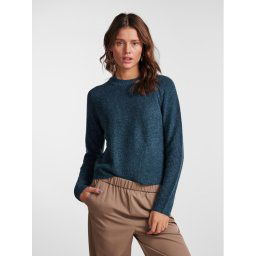 Pieces Sweater 17098262 Kék Regular Fit