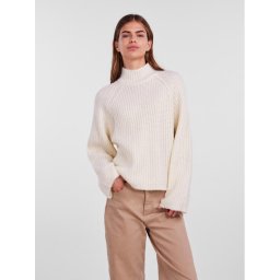 Pieces Garbó 17128212 Ekru Regular Fit