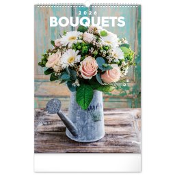Falinaptár képes 330×460mm Bouquets Realsystem 2027.