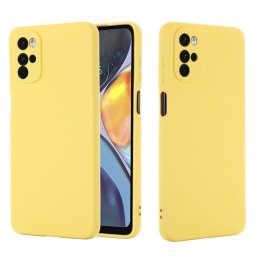RUBBER Védőburkolat Motorola Moto G22 sárga
